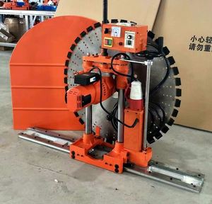 Machine de découpe de murs en béton hydraulique pour la construction, type rail automatique, machine à rainurer le ciment haute puissance - Product Image 4