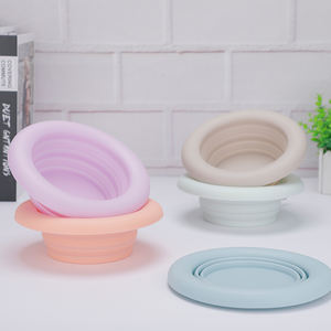 Logotipo personalizado OEM Silicone Foldable Pet <span class=keywords><strong>Bowl</strong></span>, Design de borda larga antiderrapante para comida e água, Portátil para viagens ao ar livre - Product Image 3