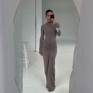 Elegant Ladies Long Casual Dress Straight <strong>Maxi</strong> Long Dresses Women Dress - Product Image 5