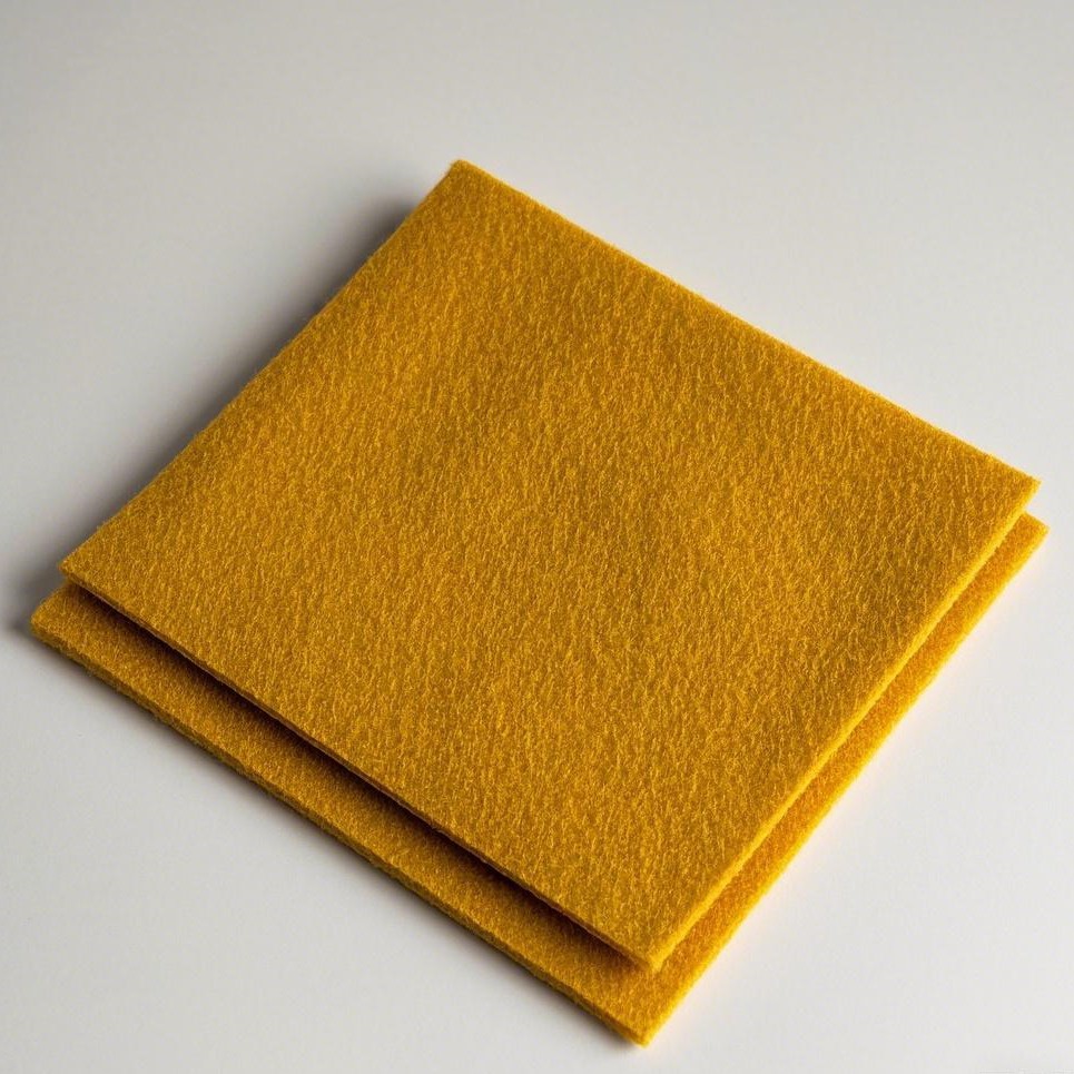 High-Temperature Resistant Polyimide (PI) Felt Tricot Flame Retardant Non-Woven Fabric 500GSM for Aerospace Seats Industrial Use