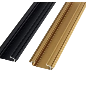 Bouton de porte à fente intégré en alliage d'aluminium moderne en gros pour les armoires de quincaillerie de meubles d'accès de tiroir salons villas - Product Image 1