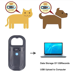 猫犬用ハンドヘルドマイクロチップスキャナー134.2KHz 125kHz RFIDリーダーミニ125Khz USBアクセスガラスチップアクセス用ミニタグFDX-B - Product Image 5