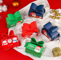 Premium Matte Faltbare Weihnachts-Süßigkeiten-Geschenkbox Schokoladen-Keks-Dose Verpackung für Feiertagspartys und Geschenke