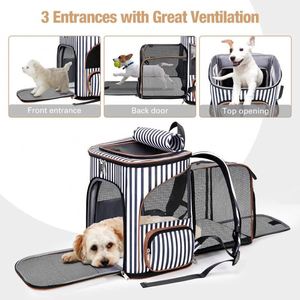 Échantillon Gratuit Sac à Dos Pliable en Fer pour Petits et Moyens Chiens Sac de Transport Confortable pour Chat Sac de Voyage en Nylon et Polyester - Product Image 6