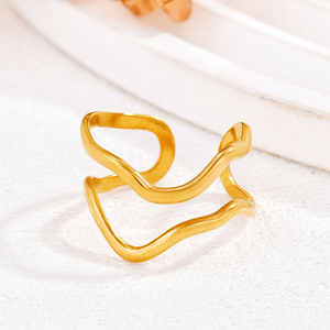 Anillos de compromiso de acero inoxidable al por mayor para mujer, anillo de compromiso con ajuste de solitario de circonita cúbica Idea de regalo - Product Image 5