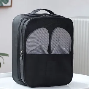 Bolsa de sapato portátil para viagem, à prova d'água, portátil, roupa íntima, organizador de roupas, saco de armazenamento multifuncional