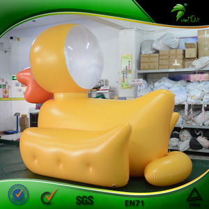 <span class=keywords><strong>Ballon</strong></span> gonflable canard jaune flottant, jouet pour piscine d'été, décoration de couleur rose, dessin animé - Product Image 5