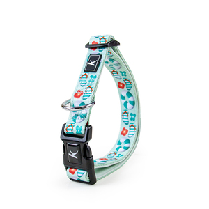 El mejor vendedor Kingspeed Factory Sea Summer <span class=keywords><strong>Collar</strong></span> de perro de lujo Tres tamaños <span class=keywords><strong>Collar</strong></span> de perro mascota ajustable Collares de cachorro con estampado colorido - Product Image 1