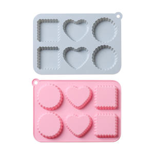 Vente chaude Moule à savon fait main personnalisé rond ovale rectangulaire Moule à gâteau Moule à chocolat en silicone - Product Image 4