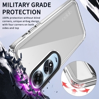 Transparent acrylique PC TPU antichoc étui de protection pour téléphone portable pour OPPO A60 4G Reno 11F A79 A59 A38 A55