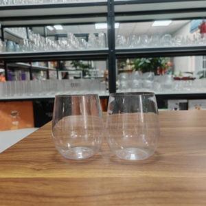 Copas de vino de plástico PET irrompibles desechables, reciclables y sin BPA - Product Image 4