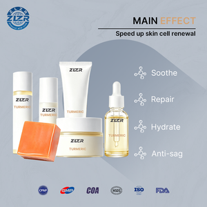 Sérum éclaircissant anti-acné hydratant pour le visage à la curcumine, marque privée, pour tous types de peau - Coffret de soins pour femmes - Product Image 5