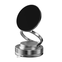 Support pliable pour téléphone Support de téléphone sous vide magnétique rotatif à 360 degrés Support de téléphone portable en alliage de Zinc