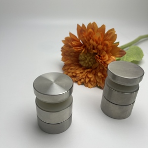 Anello <span class=keywords><strong>di</strong></span> Fissaggio in Acciaio Inossidabile Multicomponente per Vetro, Base Anticorrosione per Montaggio Ringhiera a Cloister per Scale e Balconi - Product Image 4