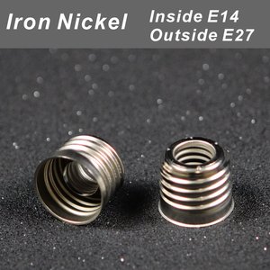 Convertidor de lámpara LED E27/E40/E14/B22, enchufe de cerámica, tornillo de Base E, accesorios de iluminación de cobre y latón, enchufe adaptador esencial para el hogar - Product Image 3