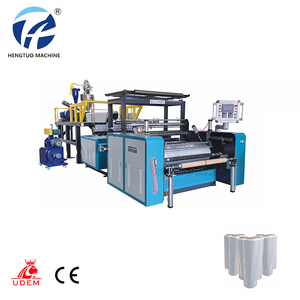 Machine <span class=keywords><strong>de</strong></span> fabrication <span class=keywords><strong>de</strong></span> <span class=keywords><strong>film</strong></span> étirable haute performance et durable HONTO HT-1000 PE, utilisée dans l'entreprise du client - Product Image 1