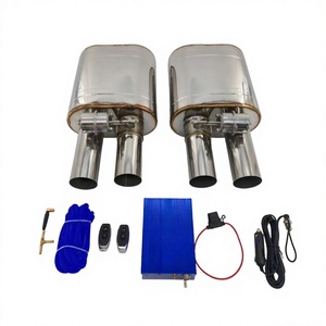Système d'échappement à soupape Valvetronic avec <span class=keywords><strong>double</strong></span> <span class=keywords><strong>sortie</strong></span>, entrée simple, 2,5, 2,75 et 3,0 pouces, 2 silencieux avec coupure de soupape <span class=keywords><strong>double</strong></span> <span class=keywords><strong>sortie</strong></span> et télécommande - Product Image 1