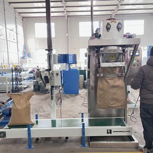 Máquina automática de envasado de polvo de boca abierta 10kg 25kg 50kg línea de costura bolsa de papel máquina de embalaje de aplicación de alimentos - Product Image 3