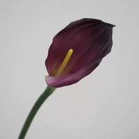 Hochwertige Weiße und Lila Soft-Touch Calla-Lilien Künstliche Blumen Naturgetreue Arrangements für Herbst- und Erntedekoration