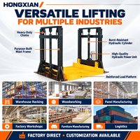Nouvelle plateforme élévatrice hydraulique fixe à double rail sans fosse 2T 3T pour marchandises et charges stationnaires