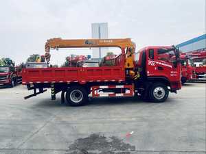 Grue montée sur camion Dongfeng 4x2, véhicule de transport de grue de 7 tonnes, grue montée sur camion, grue de camion - Product Image 6