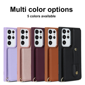 Multifunctional Card <strong>Bags</strong> for Samsung S23U <strong>Smartphone</strong> case with Lanyard Luxury Wallet case for iPhone 15 - Product Image 2