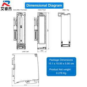 Controlador de Programación PLC Siemens Nuevo y Original, SIMATIC S7-1500 DI 16x24VDC BA 6ES7521-1BH00-0AB0, Módulo de Entrada Digital - Product Image 2