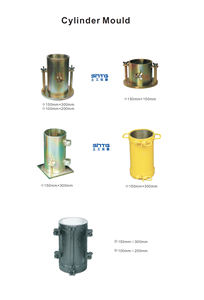 150x300mm Zylinderform labor Mörtel Metall Typ Beton prüf formen Stanz beton formen Beton festigkeit prüfgeräte - Product Image 6