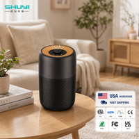 Purificador de Aire Portátil Confiable con Luz Nocturna de Aromaterapia, Eliminación de Olores de Pelo de Mascotas, para Hogar, Oficina, Habitación de Mascotas, con Certificaciones OEM, ODM, CE, FCC