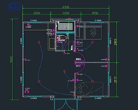 Maison extensible à double aile avec revêtement jaune, assemblage rapide, logement temporaire en conteneur pour camp de construction, dortoir de travailleurs