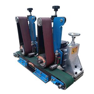 Bangku mesin Gerinda sabuk Gerinda mesin pemoles elektro untuk baja tahan karat untuk logam - Product Image 1