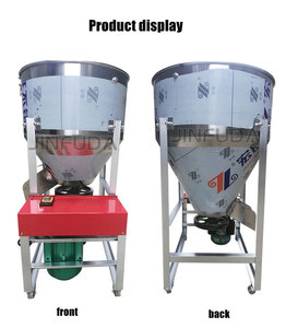 Nouvelle machine à mélanger les aliments verticale en acier inoxydable de 100 kg, prix fabricant, machine à enrober les semences, capacité de 500 kg/h, 220V/380V - Product Image 2