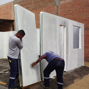 Hiệu suất cao chống cháy không thấm nước nhẹ MgO sips magiê Oxit cấu trúc cách điện Bảng điều khiển cho nhà prefab - Product Image 6