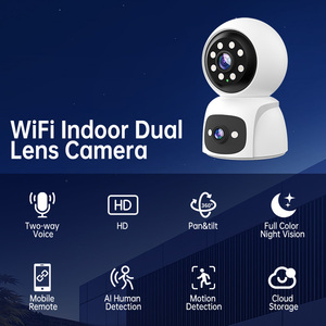 Cámara Web Interior Wistino de 6MP HD con Vista en Vivo, Reproducción de Video, Visión Nocturna en Color, Cámara para Mascotas para el Hogar - Product Image 2