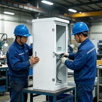 Boîtier en tôle pour chargeur de véhicule électrique extérieur, étanche IP65, fabrication OEM en tôle, revêtement poudré