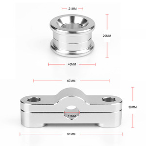 Bagues en alliage d'aluminium pour Civic B16 B18 88-00, diamètre d'axe de 16 mm, pièces de rondelle en acier inoxydable à pression - Product Image 2