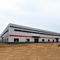 Bâtiment modulaire en acier préfabriqué pour salle de sport, bureau, usine, atelier, entrepôt, hangar