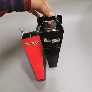 Récipient à Pizza Jetable Personnalisé Boîte Alimentaire de Cône à Pizza Rapide à Emporter Avantage UV Fait de Papier d'Art avec Impression de Gaufrage - Product Image 4