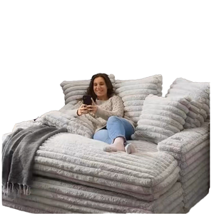 Gói nhỏ không có lắp ráp cần thiết phòng khách nén sofa giường ngủ với bộ nhớ bọt & chân bán buôn thiết lập - Product Image 2