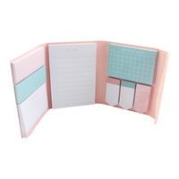 Ensemble cadeau multifonctionnel personnalisé : bloc-notes adhésifs, carnet de messages, agenda, papeterie, blocs de notes