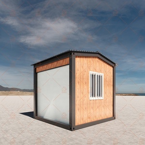 Portatile 3*3m prefabbricata per casa con contenitore a camera singola Ready-Made porta porta Flat Pack case prefabbricate pannello Sandwich <span class=keywords><strong>in</strong></span> <span class=keywords><strong>acciaio</strong></span> - Product Image 3