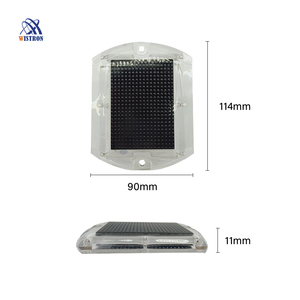 IP68 siêu mỏng năng lượng mặt trời đường Stud với PC vật liệu 800m khoảng cách trực quan cho cảnh báo giao thông nhựa đường Stud - Product Image 6