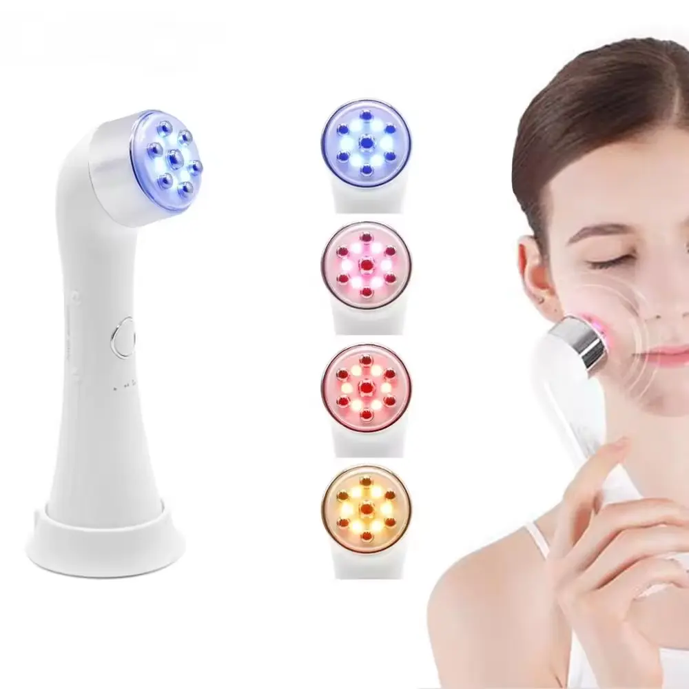 Rechargeable 6 speed cordless handheld vibration body facial massager