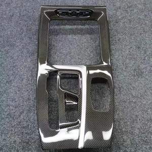 คาร์บอนไฟเบอร์แท้บนแผงคอนโซลกลาง, อะไหล่กรอบเกียร์ทนทานสำหรับ BMW X3 X4 X3M X4M G02 G08 18-21 - Product Image 1