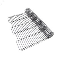 Courroie de transfert en maille pour chocolat SS304 316 316L pour machines à tempérer, transmission fluide, pour ligne de coulage de chocolat