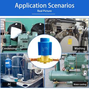 HVR Série 220V Refrigeração Peças Válvula Solenóide para Unidade Condensadora - Product Image 3