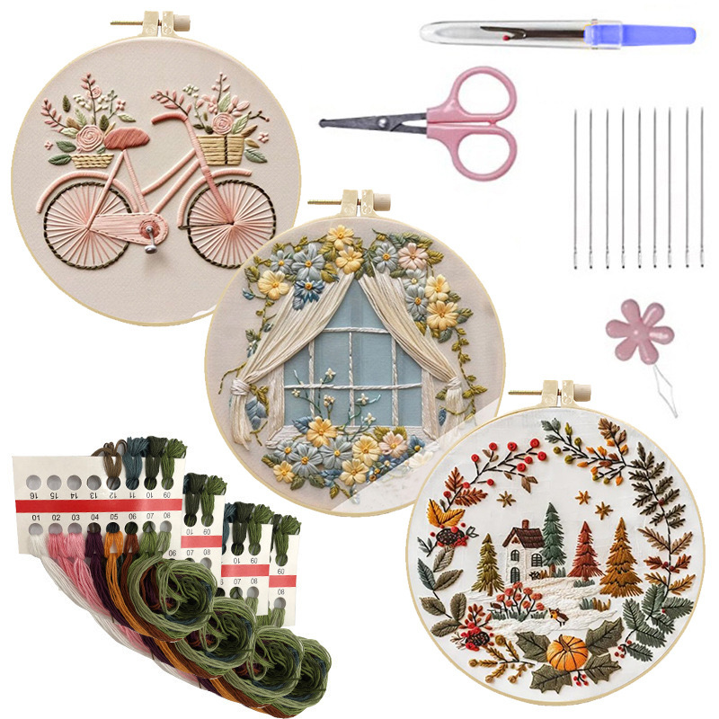 DIY Cross Stitch Embroidery Kit Sets