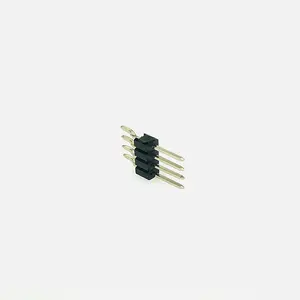 2.54-4P SMT 커넥터 2.54mm 수평 SMT 단일 행 남성 핀 헤더 PCB bergstrip 측면 삽입