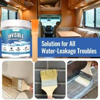 Scellant transparent invisible imperméable, revêtement nano anti-fuite, mastic d'étanchéité cristallin – Solution durable à réutiliser