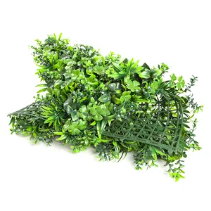 ZC 2024 New Product Plastics Vertical Green Grass Wall Decor Plant Wall For Home